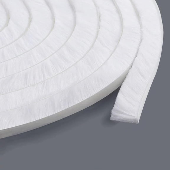 FRKSMD-0.9Inch Brush Weather Stripping,33Feet,Card-Slot Seal Strip Pile Weatherstrip Door Sweep Brush for Door Window