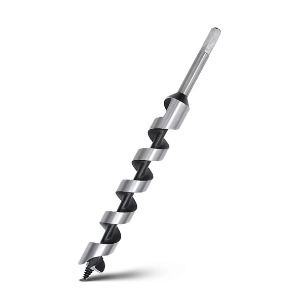 FRKSMD-1-1/8 x 11.8 inch Auger Drill Bit for Wood,Hex Shank Ship Auger Bit for Soft Wood, Hard Wood, Plastic, Composite Materials and DIY Projects