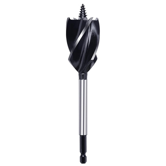 FRKSMD-1-3/16 inch x 6-1/2 inch Auger Drill Bit for Wood, 1/4 inch Hex Shank Auger Drill Bit for Hard Wood,Soft Wood, Plywood and Plastic (1-3/16 in x 6-1/2 in)