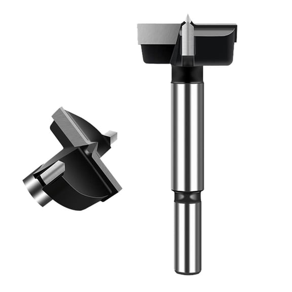 FRKSMD-1-3/8 Inch Forstner Drill Bit, Carbide Tipped Forstner Bit for hard Wood, Wood drilling Hole Saw Set Woodworking Hinge Cutter Tool Kits for Wood Plastic Plywood