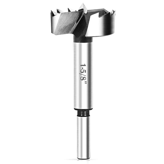 FRKSMD-1-5/8 Inch Forstner Bit - Forstner Drill Bit 1-5/8" for Wood by Round Shank