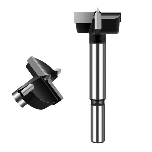 FRKSMD-15/16" Inch Carbide Forstner Drill Bit, Carbide Tipped Forstner Bit for Hard Wood, Wood Drilling Hole Saw Set Woodworking Hinge Cutter Tool Kits for Wood Plastic Plywood
