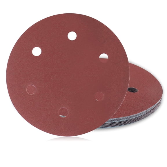 FRKSMD-15 Pack 9 Inch 6 Hole Sanding Discs, 150 Grit Hook and Loop Sandpaper, Drywall Sanding Pads for Drywall Sander/Home Improvement Enthusiasts