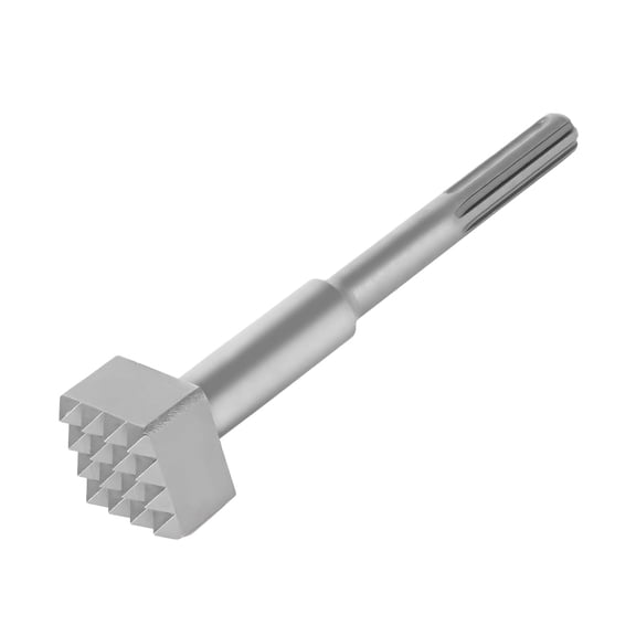 FRKSMD-16 Tips SDS Max Bushing Tool Bit, 9-1/2 in. x 1-3/4 in. Square Head Round Shank Alloy Steel Drill Bit Concrete Roughness Coating Remove Bushing Bit for Rotary Hammer, Brick Wall, Stone
