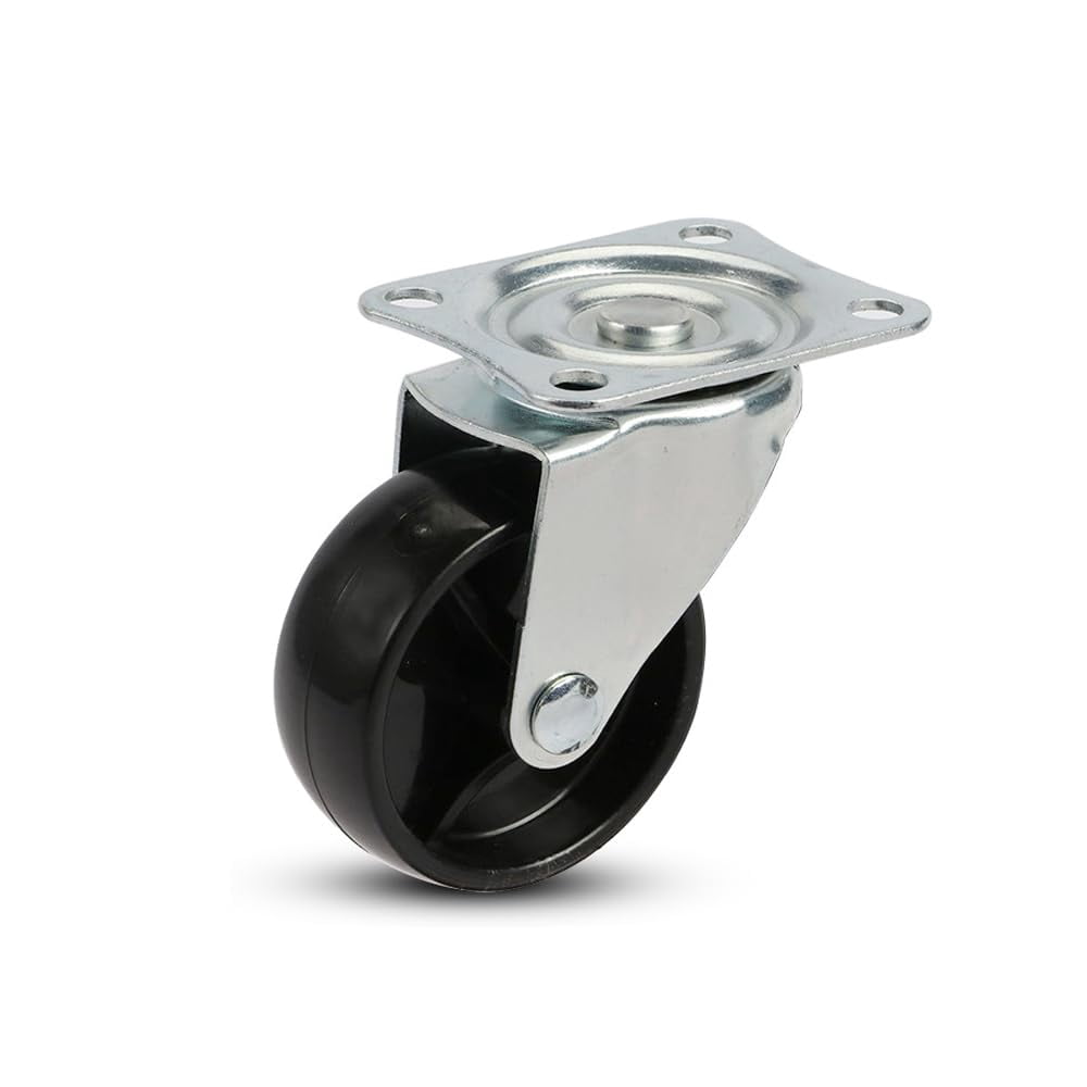 FRKSMD-1Inch Castor Wheels Set of 8 - Small Swivel Caster Wheels for Furniture&Cart with Top Plate & Bearing Heavy Duty
