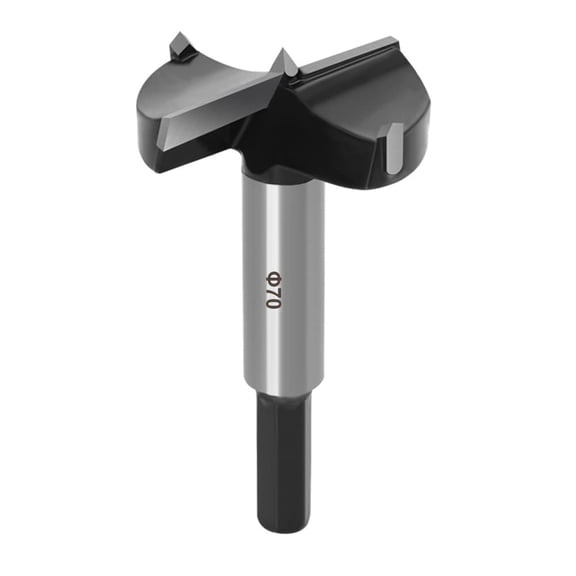 FRKSMD-2-3/4 Inch Forstner Drill Bit, Carbide Tipped Forstner Bit for Hard Wood, Wood Drilling Hole Saw Set Woodworking Hinge Cutter Tool Kits for Woods Plastic Plywood