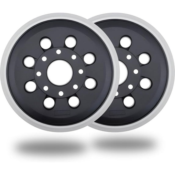 FRKSMD-2 Pack 5 Inch 8 Hole Hook & Loop Replacement Sander Pad for 5" Bosch ROS20VS, ROS20VSC, ROS20VSK, ROS20, ROS10 Random Orbit Sander Sanding Backing Pad