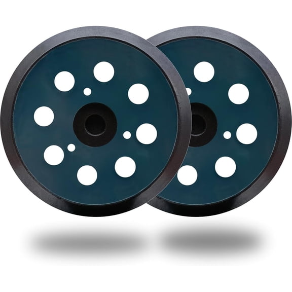 FRKSMD-2 Pack 5 Inch 8 Hole Replacement Sander pad for Porter Cable 343, 343k, 390, 390K, 382, 343VSK Orbital Sander -5" Hook and Loop Sanding Pad for Woodworking or Automotive Sander