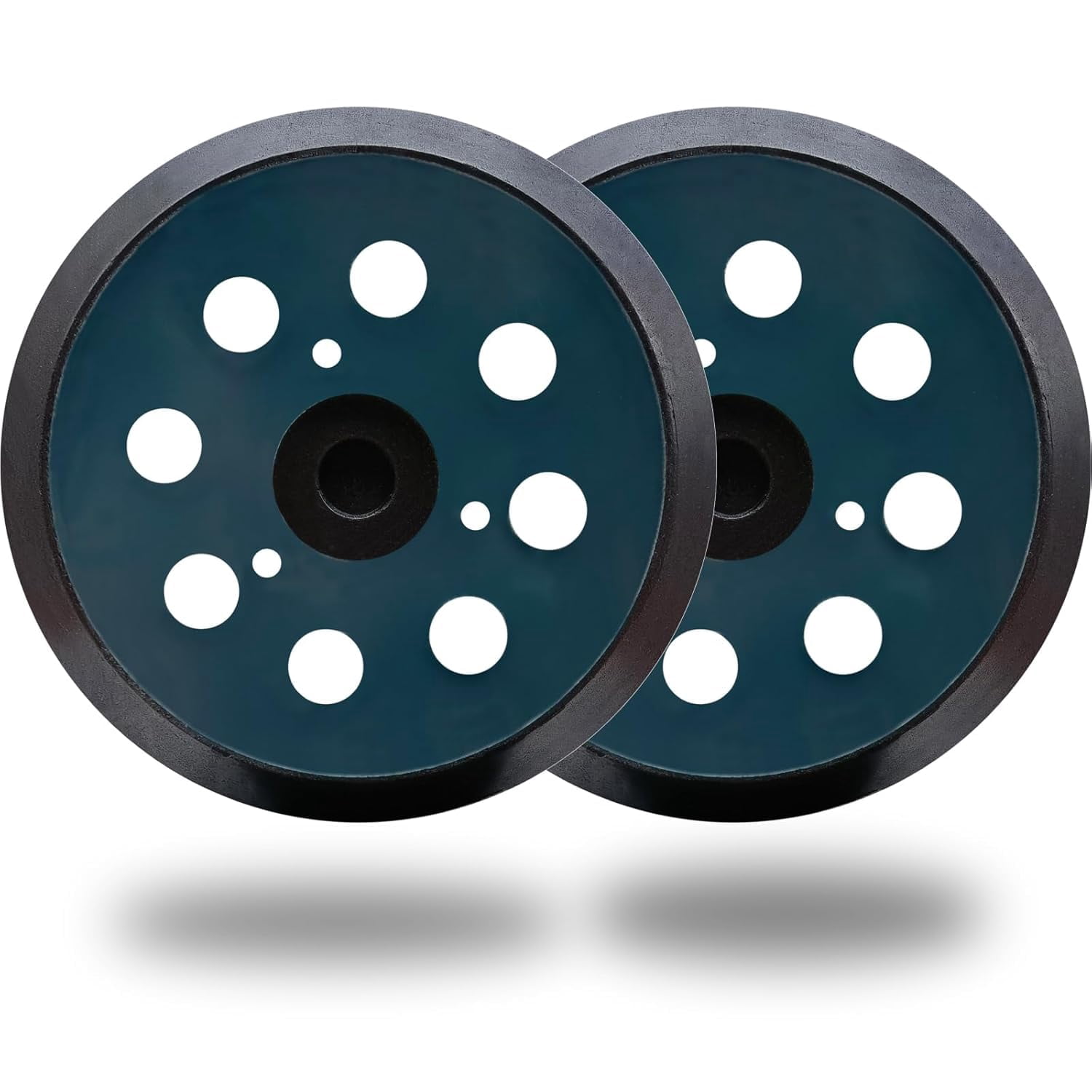 FRKSMD-2 Pack Replacement Sander Pads for 5" Dewalt Sander, 8-Hole Hook and Loop Sanding Pads for DeWalt DW420 DW421 DW422 DW423 DW426 D26451 Random Orbital Sander
