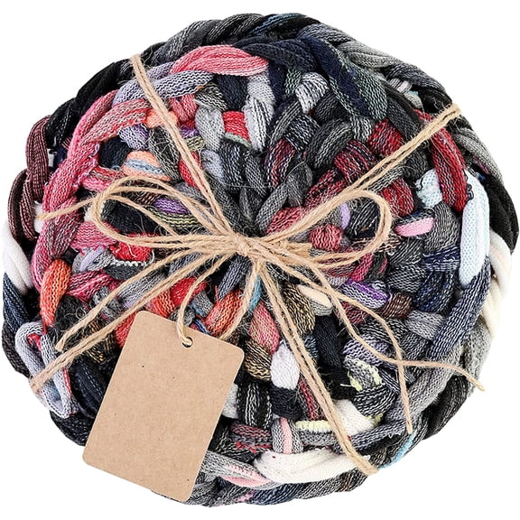 FRKSMD-2 Pcs Handmade Trivets Round Braided Pans Heat Resistant (Multicolor) Trivets