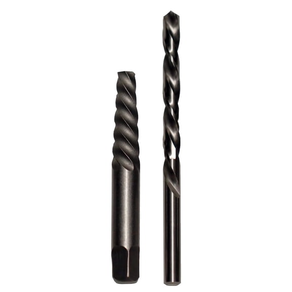 FRKSMD-#2 Spiral Flute Screw Extractor and 7/64" Left Hand Drill Bit Kit, POUEZ Series