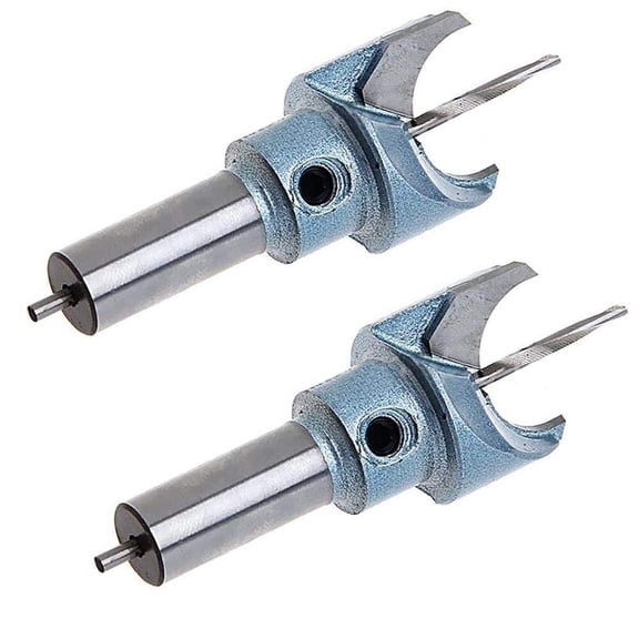 FRKSMD-2 pcs 1.5mm Center Hole Wooden Buddha Beads Balls Drill Bit Hole Cutter Router Woodworking Milling Cutter Wood Router Bit Woodworking Tools for 8MM and 12mm Beads