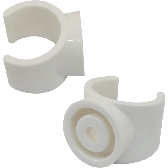 FRKSMD-20Pcs PEX Pipe Clamps, 1 Inch PVC Pipe Holder U-Hook Plastic Hangers, Water Pipe Clips for Plumbing/Contractors