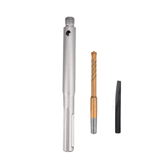 FRKSMD-220mm / 8.66 inch Core Drill Bit Adapter, SDS Max Shank Connecting Rod (5/8 inch Thread) for Diamond Core Drill Bit (SDS Max Shank : 220mm / 8.66 inch)