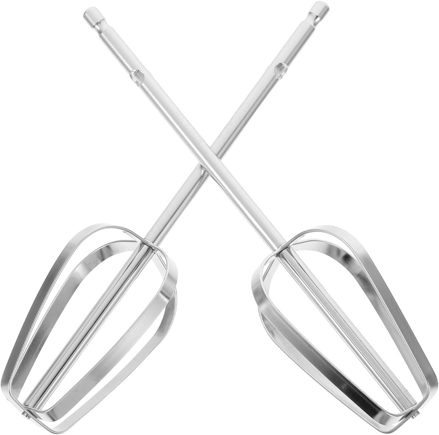 FRKSMD-2pcs Grade 403 Stainless Steel​​ Mixer Parts & Accessories – 6.38*1.77 in Electric & Manual Egg Beater Hand Mixer Replacement Beaters for Baking, Cooking, Kitchen DIY, and Gifts for Home Chef