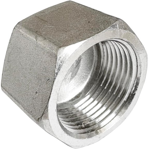 FRKSMD-3/4" Female Thread Plug Hex End Cap 304 Stainless Steel NPT Pipe Fitting