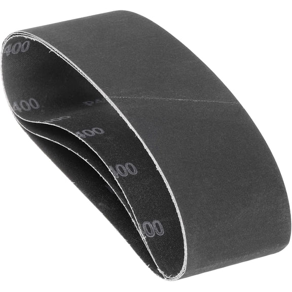 FRKSMD-3 Pack Sanding Belts 4 x 24 Inch 400 Grit Silicon Carbide Abrasive Belt Sander Paper for Belt Sander Metal Grinding Wood Working Weld Rust Removal