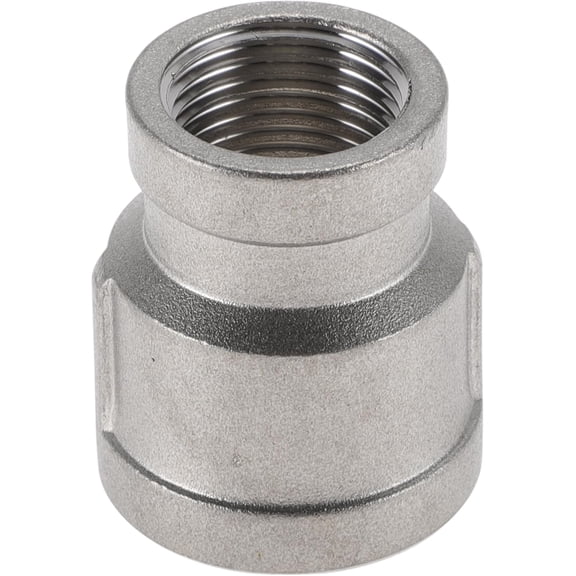 FRKSMD-304 Stainless Steel Pipe Fittings 1/2"x3/8"BSPT Female Reducing Cast Pipe Adapter 1 Pc