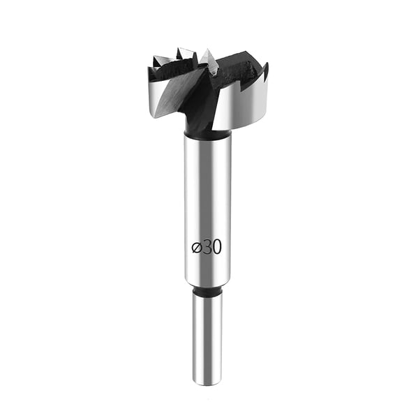 FRKSMD-30mm Forstner Bit, Forstner Drill Bit 30mm for Wood, Drill Bits Round Shank