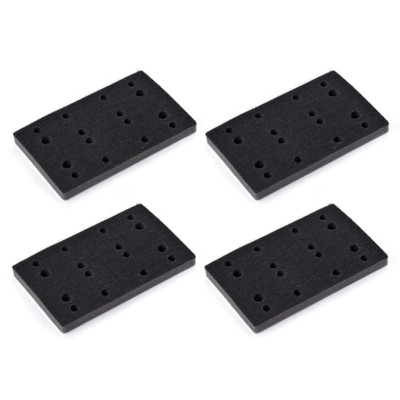 FRKSMD-4 Pack Soft Foam Sanding Pads for Festool RTS 400 RS 400 RTSC 400 Sander,16 Holes 5''x3'' Hook & Loop Interface Pad 80 x 133 x 12 mm