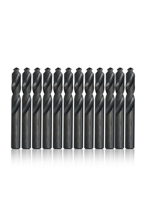-#40 High Speed Steel Heavy Duty Split Point Stub Drill Bit (Pack of 12), D/AST Series