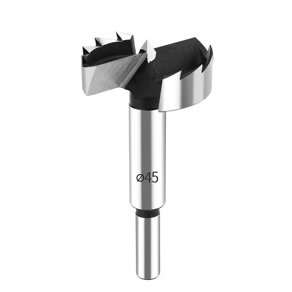 FRKSMD-45mm Forstner Bit, Forstner Drill Bit 45mm for Wood, Drill Bits Round Shank