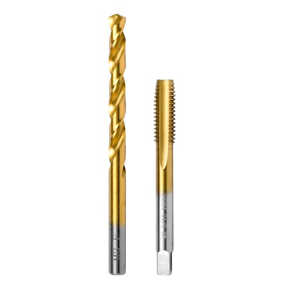 FRKSMD-5/16"-18 UNC Tap and F Drill Bit Kit, M2 HSS Drill and Tap Set, Combination of Drill and Tap Kit for Metal