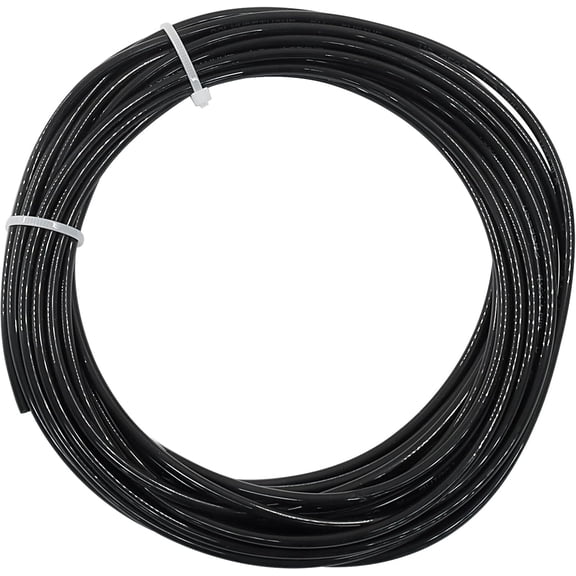 FRKSMD-5/32" OD Pneumatic Tubing, Black PU Tube Air Hose Lightweight Pipe, Flexible Line for Water Fluid Transfer/Air Compressor Users 10Meter 32.8ft