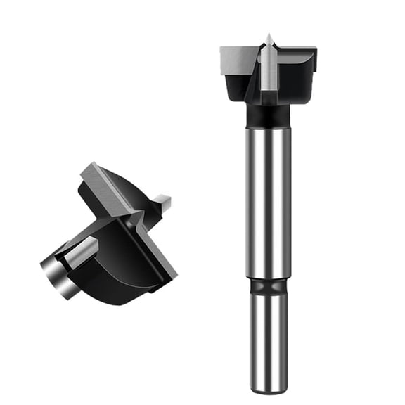 FRKSMD-5/8" Inch Carbide Forstner Drill Bit, Carbide Tipped Forstner Bit for Hard Wood, Wood Drilling Hole Saw Set Woodworking Hinge Cutter Tool Kits for Wood Plastic Plywood