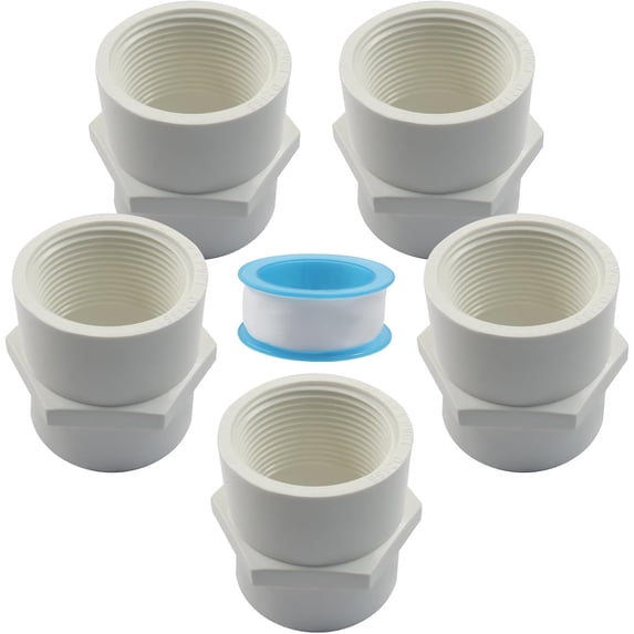 FRKSMD-5 Pcs PVC Pipe Fittings, 1-1/4