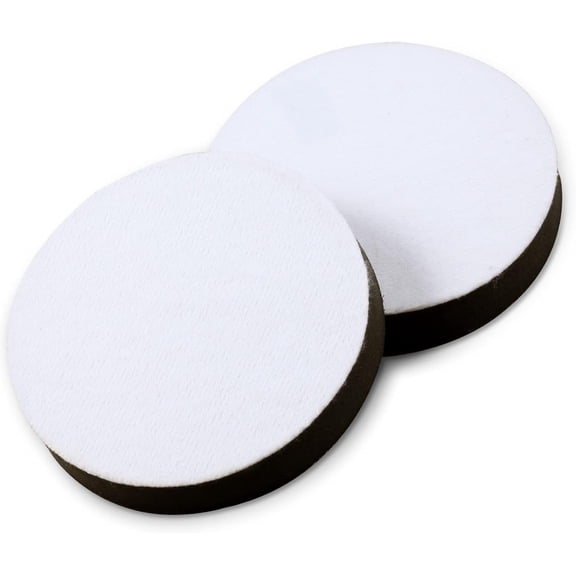 FRKSMD-5-inch Hook and Loop Soft Foam Buffering Pad 22mm Thickness Soft Density Interface Pad 2 Pack Soft Sponge Cushion Interface Buffer Pad Sponge Cushion Buffer Backing Pad for Sanding Pad