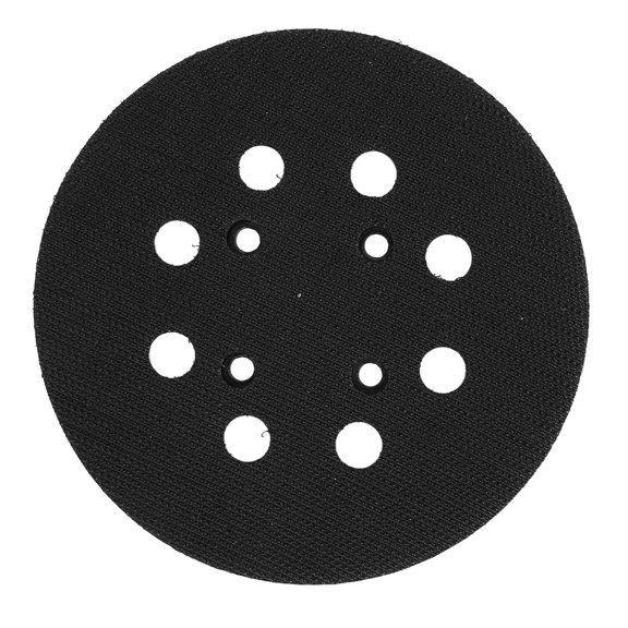 FRKSMD-5in Electric Polishing Pad with Rubber Grinding Backing Disc, Time-Saving Efficient Cooling Ventilation Design Strong Grip Secure Sandpaper Compatibility