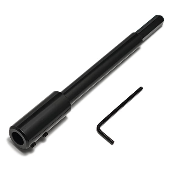 FRKSMD-6-11/16 Inch Forstner Bit Extension Hole Saw Extension for 2/5" Drill Bit Extension,Adding Over 5-3/8 inches of Drilling Depth (6-11/16" for 2/5" Round Shank)