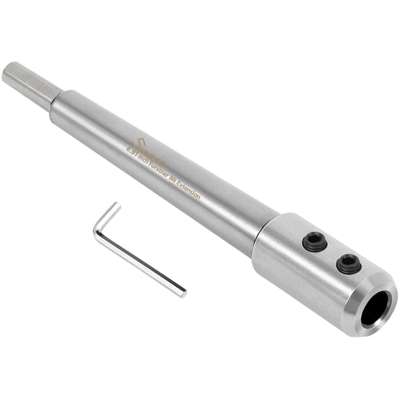 FRKSMD-6.81" Forstner Bit Extension with Anti-Slip Design,Adding Over 5.64" Drilling Depth to Forstner Bit,Suitable for Process Wooden Furniture,Timber and etc.