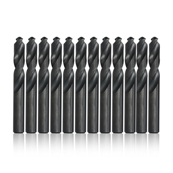 FRKSMD-#6 High Speed Steel Heavy Duty Split Point Stub Drill Bit (Pack of 12), D/AST Series