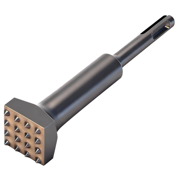 FRKSMD-6" x 1-1/4" SDS Plus Bushing Tool, 16 Tips Bush Hammer Bit for Concrete Repair, Patch Prepare, Roughness Coating Remove - Fits SDS Plus Rotary Hammer