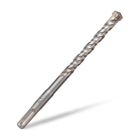 FRKSMD-7/16 Inch x 6.3 Inch SDS Plus Rotary Hammer Drill Bit, Cross Tip Double Threaded Carbide Tipped for Concrete, Brick, and Stone (7/16" x 4.7" x 6.3")