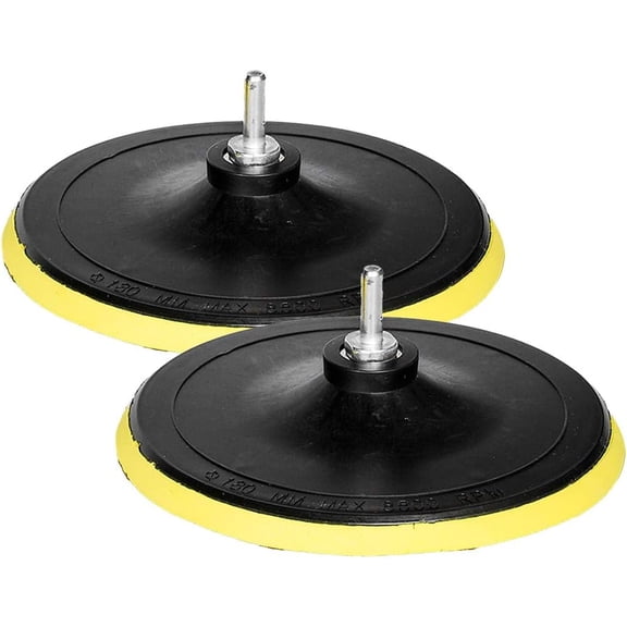 FRKSMD-7-Inch/180mm Hook and Loop Backing Pad Orbital Sander Polisher Sanding Pad M14 Drill Adapter (2-Pack)