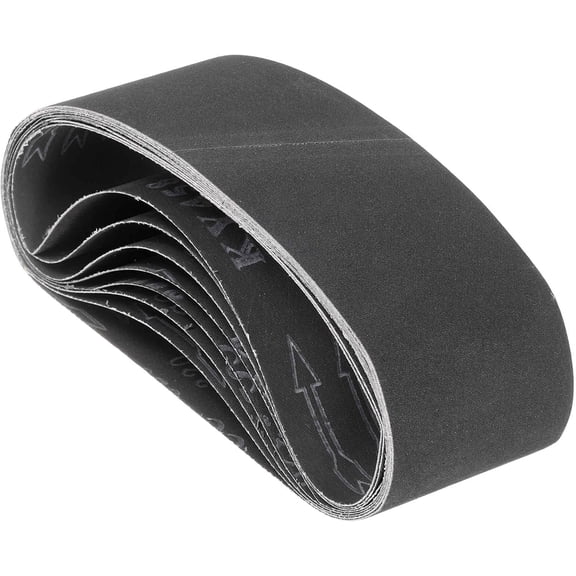 FRKSMD-8 Pack Sanding Belts 3 x 21 Inch 320 Grit Silicon Carbide Abrasive Belt Sander Paper for Belt Sander Metal Grinding Wood Working Weld Rust Removal