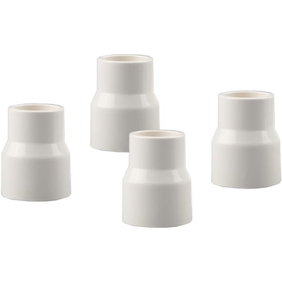 FRKSMD-8 Pieces Schedule 40 PVC Reducing Coupling - Slip Size : 1/2" - Slip Size : 3/4" (8 Pieces)