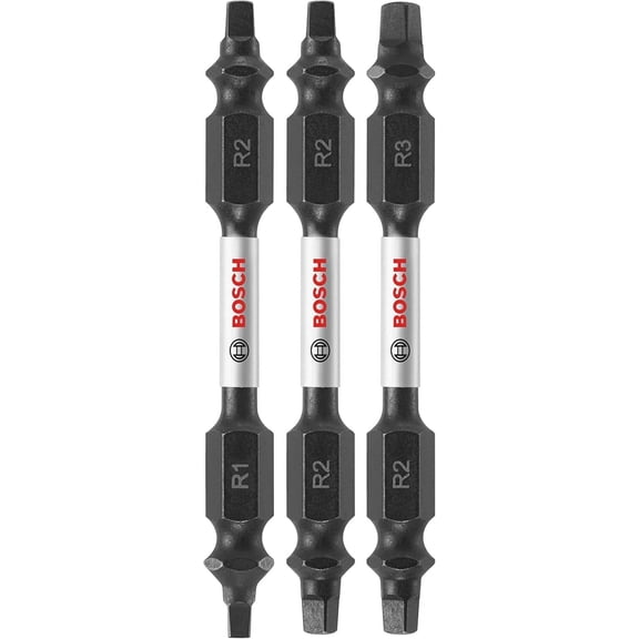 FRKSMD-BOSCH ITDESQV2503 3-Piece 2-1/2 In. Impact Tough Double-Ended Screwdriving Bit Assorted Set