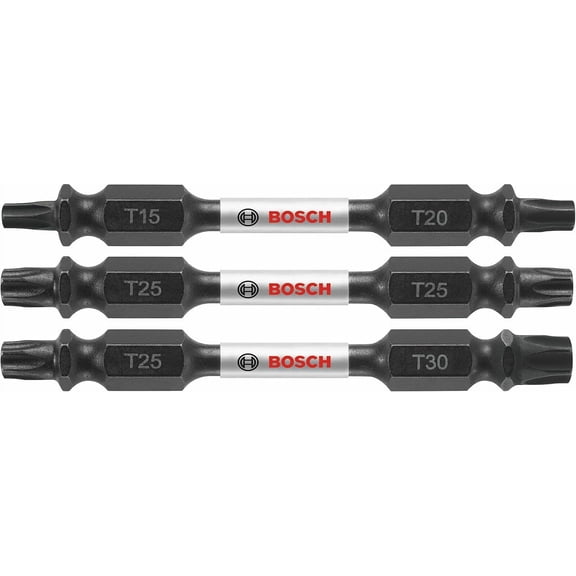 FRKSMD-BOSCH ITDETV2503 3-Piece 2-1/2 In. Impact Tough Double-Ended Screwdriving Bit Assorted Set
