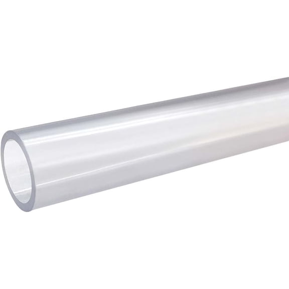 FRKSMD-Clear Rigid PVC Tube Round Pipe ID 26mm OD 32mm 1.3ft Length for Aquarium,Water Tank, Handicrafts, DIY