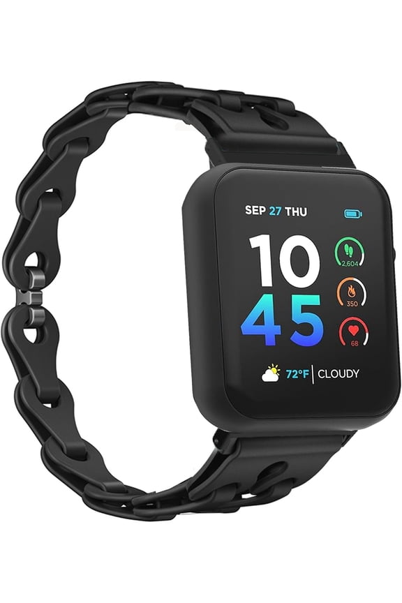 -Compatible with ITOUCH AIR 5 Bands, 20mm, 22mm, 24mm Elastic Silicone Hollowed Out Replacement Straps Compatible with iTouch Sport 4, Sport 3, AIR 3 40MM, Air 3 44mm, AIR 4 41mm, Air 46mm, AIR