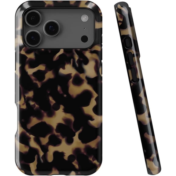 FRKSMD-Compatible with iPhone 17 Pro Max Case, [8 ft Drop Tested] Shockproof Design Protective Slim Stylish TPU Durable Phone Cover Case 6.9"(Tortoise Shell, iPhone 17 Pro Max)
