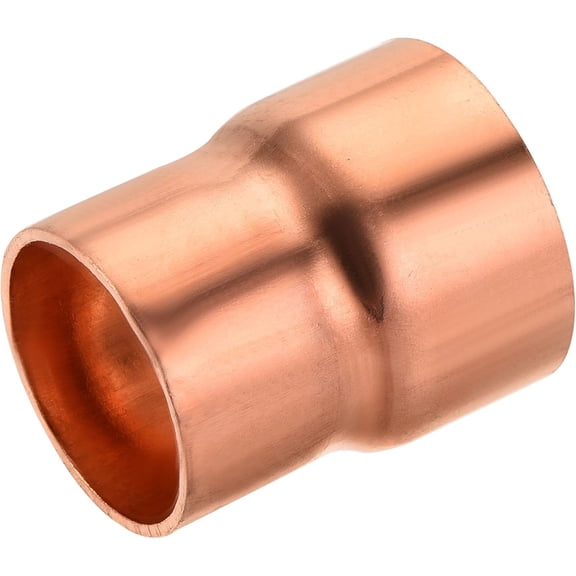 FRKSMD-Copper Reducing Coupling Fitting with Sweat End, 7/8 x 1 Inch ID for HVAC Refrigeration Adapter