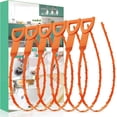 thumbnail image 1 of FRKSMD-Drain Snake Hair Drain Clog Remover - 6 Pack Shower Snake Sink Unclogger Tool with Exquisite Packaging (Orange), 1 of 3