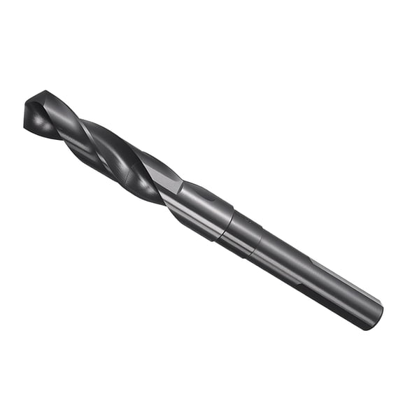 FRKSMD-Drill Bit (16mm), 1/2" Reduced Shank 3-Flat 4341 High-Speed Steel 118 Bits for Drilling Holes in Thin Metal Steel Wood Plastic Aluminum DIY Project