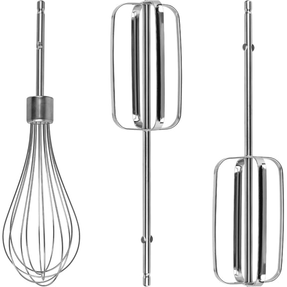 FRKSMD-Hand Mixer Beaters Set of 3, 304 Stainless Steel Mixer Replacement Beaters Compatible with Hamilton Beach Hand Mixer 62682RZ 62692 62695V 64699 (Silver)