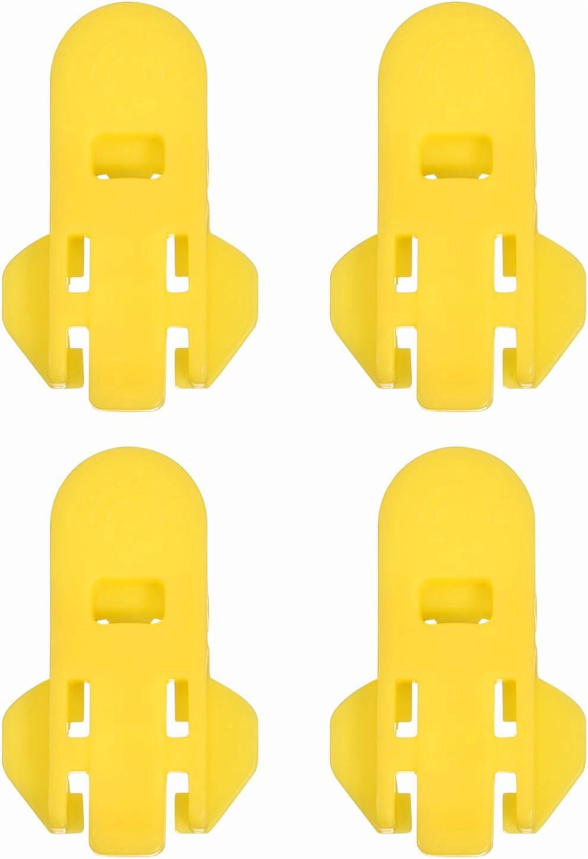 FRKSMD-Manual Easy Can Opener, 4pcs - Plastic Beverage Can Covers Lids Protector, Bottle Opener for Soda, Beer, Drink (Yellow)